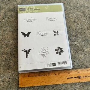 🌼 Rare Retired [Stampin’ Up] Sale-a-bration 
Bloomin’ Marvelous Stamp Set, EUC